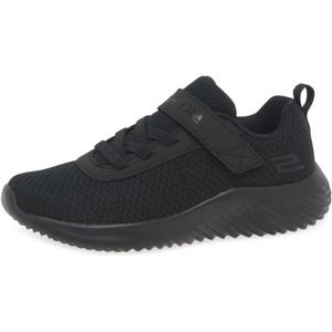 Skechers Boys' Bounder Baronik (4.5 Big Kid, Black/Black)