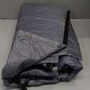 3 Layer 63 x 39 Inch Window Insulation for Winter, Oxford Thermal Insulated Window Cover with Thicken Cotton & Fastener, Grey Window Curtain Kit for Winterizing Keeping Home Warm