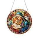 Cute Sea Turtle Diamond Painting Hanging Pendant Kit, 5D DIY Acrylic Crystal Special Shaped Window Garden Animal Diamond Art Ornament for Adult (ZD08)