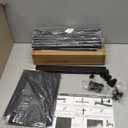 Room Divider Single Panel, 71''W x 71''H Height Adjustable Large Room Divider Panel for Office, Fabric Portable Privacy Screen Wall Divider for Room Separation, Black Freestanding Partition Separators