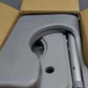 HOMEAL Raised Toilet Seat Riser with Handles for Seniors, 450LBS Heavy-Duty 3in1 Commode Chair for Disabled & Patients with Reinforced Frame & Protective Deflector, Built for Safety & Clean (Grey)