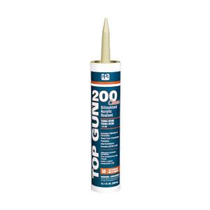 PPG Paints Glidden Top Gun 200 Siliconized Acrylic Sealant, Terra Beige, 10oz
