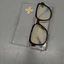 VISOONE Oversized Blue Light Blocking Glasses with Chic Square TR90 Frame and Metal Temple for Women Men REMY