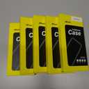 5 x JETech Case for iPhone 15 6.1-Inch, Shockproof Phone Bumper Cover, Solid Color Matte TPU Frame, Anti-Scratch Clear Back (Blue)