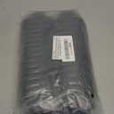 2 Pack 1/2" x 20' Dock Lines - Marine Grade Nylon Boat Rope with 12" Loop for Docking and Mooring - Double Braided Boat Lines, High Strength, Easy Handling, Fray Resistant - Black