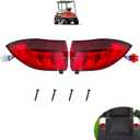 DRIVE UP Golf Cart LED Taillight for Club Car Precedent 2004-Up and Tempo 2018-Up Models Replacements 12V 3 Wires Rear Light Kit
