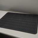 Stove Top Covers for Electric Stove, Thickened Premium Silicone Stove Mat for Glass Top Stove, 28 x 20 Glass Stove Top Cover Protector, Oven Range Top Cover, XL Dish Drying Mat (Black)