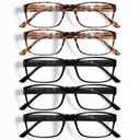 Gaoye Professional Reading Glasses for All Day - Computer Readers with Blue Light Protection - Value Pack