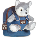 Naturally KIDS Toddler Backpack w Dinosaur Toys for Kids 2-4, 2 Year Old Boy Birthday Gift, 3 Year Old Boy Gift Girl, Toddler Dinosaur Toy