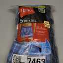 Hanes Pack, Cool & Breathable Cotton Underwear, Moisture-Wicking Boxers for Men (Assorted - 5 Pack) XL