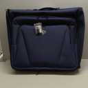 MATEIN Rolling Garment Bags for Travel, Large 2-Wheeled Suit Carrier Fits 17.3Inch Laptop, Foldable Travel Suit Bag With Wheels & 2 Packing Cubes, Check-in Suitcase Luggage for Business Trips, Blue