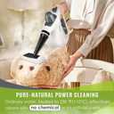 Pressurized Handheld Multi-Surface Natural Steam Cleaner with 12 pcs Accessories, Multi-Purpose Steamer for Home Use, Steamer for Cleaning Floor, Upholstery, Grout and Car (Grey) (Grey)