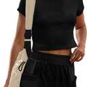UNIANKIYA Summer Two Piece Skirt Set for Women Running Matching Workout Set Athletic Skort Sets Women 2 Piece Outfits 2026 (Black, L)