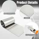 MorningRo 430 Stainless Steel Sheet Metal 24 x 96 Inches 24GA Metal Plates Panel #4 Brushed Finish Magnetic Mount Board Wall Food Truck Restaurant Kitchen Floor Trailer Garage Gym(1 Pack)