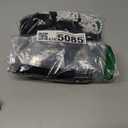 Jutom 24 Pcs Tree Bows Decoration Black Satin Bows Ornaments with Faux Pearl Beads for Tree Birthday Party Holiday Decor, 3.94x7.87inch