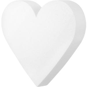 Heart Foam Heart Cake Dummy 12 Inch Baking Practice Model for Valentines Day Wedding Display Birthday Anniversary Cake Decorating