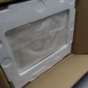 50 Liter / 13.2 Gallon Soft-Close, Smudge Resistant Trash Can with Foot Pedal and Built in Filter- White Color