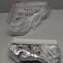 SUNZOS 3-Tier Corner Bathroom Counter Organizer, Bathroom Organizer Countertop with Makeup Brush Holder, Vanity Makeup Cosmetic Storage, Corner Storage for Kitchen, Dresser (Clear)