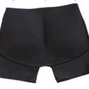 Safety Certification Female Padded Underwear, Butt Lifter Waist Trainer Panties, Fixed Butt Pads Shaping Knickers(Color:Black XL)