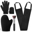 Self Tanning Mitt Applicator Kit, Tanning Mitts Self Tanner Mitt Applicator Kit, Tanning Mitt and Back Applicator and Brush Self Tan Mitt Applicator Tan Mit Tanning Glove Sunless Tanner Mitt Tan Glove