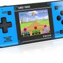 Handheld Game for Kids -Preloaded 220 Retro Video Games, Portable Gaming Player with Rechargeable Battery 3.0" LCD Screen, Mini Arcade Electronic Toy Gifts for Boys Girls (Black+Blue)