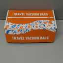 Travel Vacuum Bags with Wireless Pump, Reusable Vacuum Compression Bags for Suitcase, Space Saver for Luggage, Airtight & Waterproof, Perfect for Frequent Travelers & Business Trips, Blue (2-Pack)