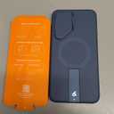 SURITCH for Samsung Galaxy S25 FE Phone Case, Magnetic Protective Cover with Camera Cover & Adjustable Metal Kickstand for Galaxy S25 FE (2025)-Dark Blue