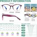 K KENZHOU Blue Light Reading Glasses for Woman Men Computer Gaming Phone TV Bluelight Blocking Glasses for Eye Strain,3-Pack (C1c7c10)