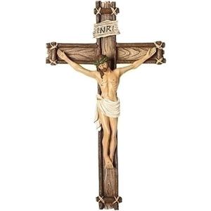 Roman Giftware Inc., Religious Crosses Collection, 10" H Wood Wall Crucifix,Religious, Inspirational, Durable (5x1x10)