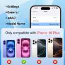 2 x 2 Pack for iPhone 16 Plus Privacy Screen Protector | Gradient Colorful 25 Anti-Spy Tempered Glass Anti-Bluelight Full Coverage Installation Frame Case Friendly 6.7 inch Gold