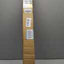 UNISHADES no Drill Cordless Roman Shades for Windows, 32" W 64" H - Light Filtering - Linen - White