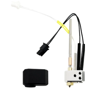 HzdaDeve Hotend for Prusa I3 MK4/XL/Core One Print Head Heater Block 0.4MM 24V 40W Heating Cartridge Thermistor Silicone Cover Extruder Kit Printhead with Extra 2 Pack Brass Nozzles