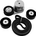 90K-38172 Serpentine Belt Tensioner Kit Fit for 2002-2010 Chevy Silverado 2500/3500, for 2002-2010 GMC Sierra 2500/3500 6.6L V8, Replace# 38172 36310 K061195HD