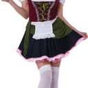 California Costumes Women's Eye Candy - Bavarian Bar Maid Adult (Red/Olive) S