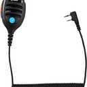 ETMY ET-MH30 Ultra-Light Speaker Mic Compatible with RT68,RT22,H-777,PX-888S, UV-5R Series Radios, Walkie Talkie Microphone with Adjustable Cable - for Two-Way Radio Models (K-Type 2-Pin Connector)