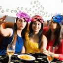 Fancy Land 2026 Happy New Year Tablecloths 3 Pack New Years Eve Party Decoration NYE Disposable Plastic Tablecloths 54 x 108 Holiday Party Table Cover Decoration