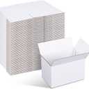 PHAREGE 6x4x4 inch Shipping Boxes Bulk 40 Pack White, Corrugated Boxes Mailer for Packaging Small Business, Small Cardboard Gift Boxes for Wrapping Mailing Present