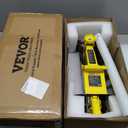 VEVOR Low Profile Floor Jack 2 Ton (4400 lbs), Heavy Duty Iron Hydraulic Racing Floor Jack, Hydraulic Car Jack, Single Piston Quick Lift Pump, 4.9"-13.2" Height Lifting Range (Yellow)