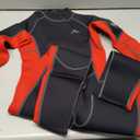 Hevto Wetsuits Kids 3mm Neoprene Full Scuba Diving Suit Thermal Toddler Children Boy Youth Girl Swimsuits for Cold Water Sports (Red Kids, 12)