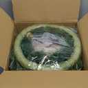 20 Inch Christmas Wreath - Christmas Front Door Wreath Ornament with LED Lights Pinecone Berries Artificial Pine Garland for Party Table Fireplaces Porch Walls New Years Home Decor