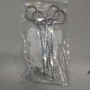 Surgical Mosquito Forceps - Straight and Curved 4" (Silver, Pack of 2) for Medical, Surgical, Clinical, Laboratory Use - Stainless Steel, Reusable, Autoclavable, Precision Tool