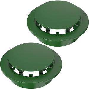 Pop Up Drainage Emitter for 3 & 4 Sewer and Drain Fittings,Dual-Rod Downspout Cover, Outdoor Drain Cover for Yard Outlet, Channel Drains & Catch Basins