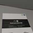 Art3d 10-Sheet Premium Stick On Kitchen Backsplash Tiles, 12"x12" Peel and Stick Self Adhesive Wall Tiles, White Marble Design