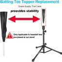 BaseGoal Batting Tee Topper Replacement Basic Ball Rest Rubber Cup