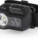 LUXPRO Ultra Bright Multi-Function 450 Lumen Multi-Color LED Headlamp - Portable LED Light for Up to 5 Hours of Use - Outdoor Lighting or Emergency Light with Adjustable Headband - Includes Batteries