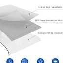 RV Awning Fabric Replacement, Upgraded 18.5oz Vinyl Camper Awning Replacement, Universal Outdoor Canopy for Electric and Manual RV Awning (11'(Fabric 10'2"), White)