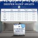 Cooling Sheets - BreezeWeave 4 PC King Size Cooling Bed Sheets for Hot Sleepers & Deep, Cool Rest - Cloud Soft, Silky Smooth, 16 in Deep Pocket, Ultra Durable (Cool Grey)