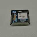 HP 67 Tri-color Ink Cartridge | Works with HP DeskJet 1255, 2700, 4100 Series, HP ENVY 6000, 6400 Series | Eligible for Instant Ink | 3YM55AN