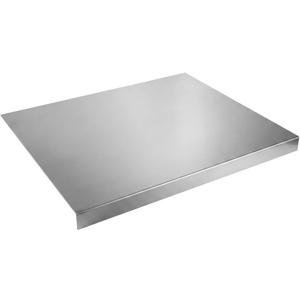 Thirteen Chefs 24 x 20 Stainless Steel Extra Large Cutting Board with Counter Lip Dough, Pastry, Vegetables and Meat Commercial Grade and Food Safe for Kitchens
