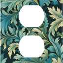 Decorative Art Light Switch Covers,1 Gang Single Toggle Duplex Outlet,Wall Plate,Switchplate Electrical Faceplate,Morris